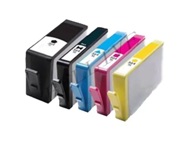 5 CARTUCCE PER STAMPANTE HP 364 XL Photosmart C309h B110d, Pro B8550, C5380