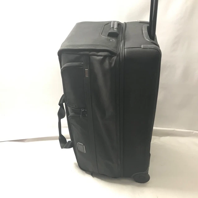 TUMI Alpha 3 Large Split 2-Wheel Duffel Bag Luggage Black Genuine Rolling READ 3