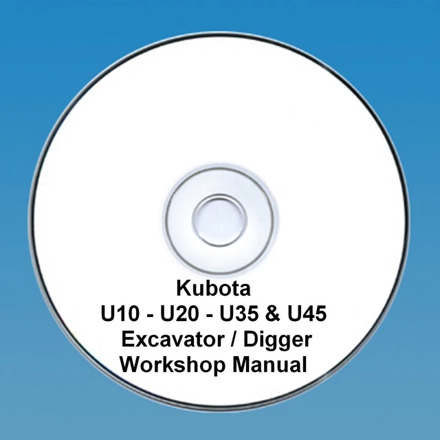 Manuel D'atelier Kubota Pour Moteurs Diesel ZB500C-1-B & ZB600C-1-B - Sur CD - Neuf