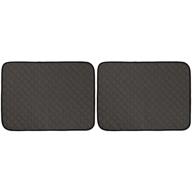 2x Para perros Pet Wc Matte Wee Wee Pads Pet Entrega Perro Pinillas Almohadillas Lavables