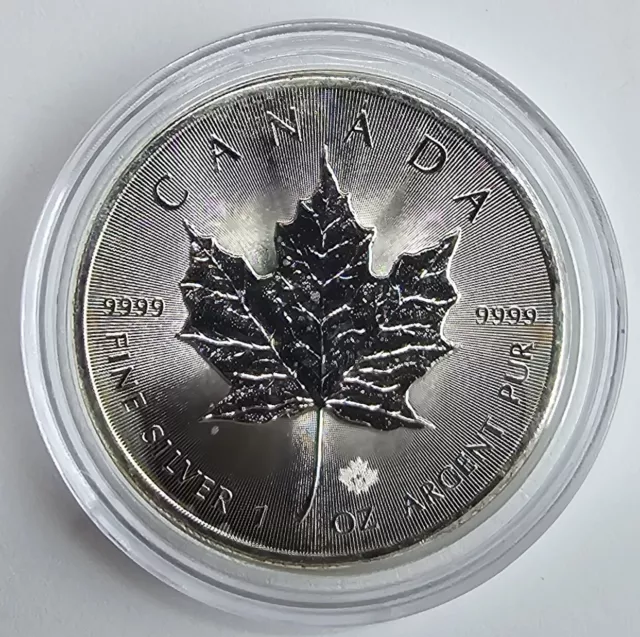 2015 1oz .9999 Silver Canada Maple Leaf Coin