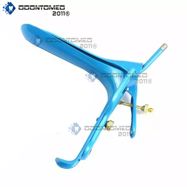 ODM One Piece Blue Coated LLETZ LEEP Graves Speculum Large