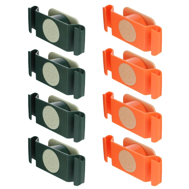 Lot De 8 Clips à Câbles Magnétiques - Autocollants - Pour Câbles USB, Charge, Etc. - Blanc