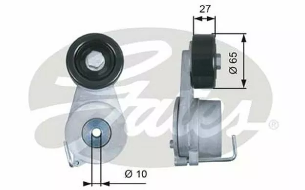 GATES Galet tendeur (courroie d'accessoire) pour HYUNDAI ix35 T39275