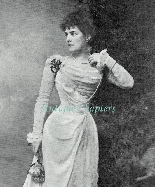 Jennie Jerome Lady Randolph Churchill 1900 Photo Portrait E165