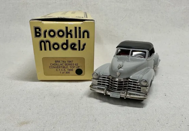 Brooklin Models 1947 Cadillac Series 62 Convertible Top Up BRK74X 1/43