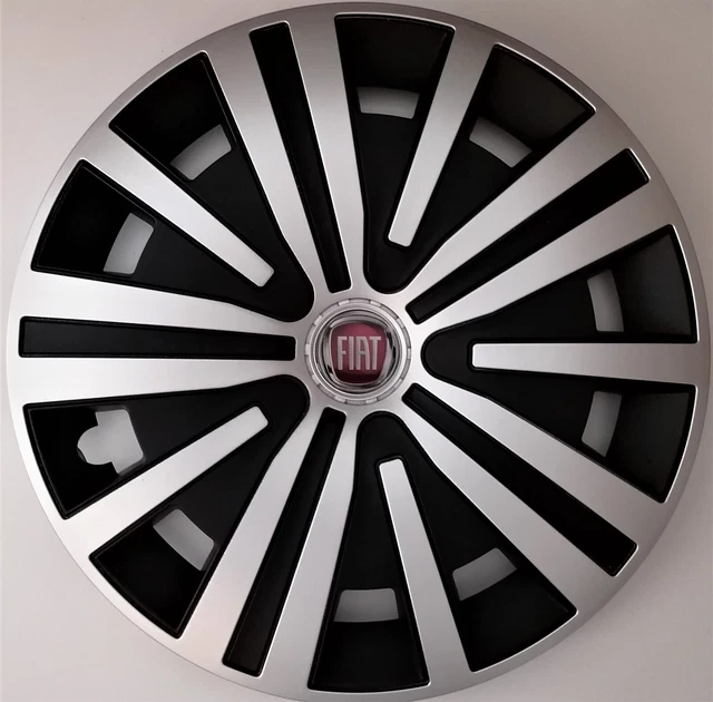 Set of 4x15" Wheel Trims to fit Fiat Bravo, Doblo, Punto, Multipla