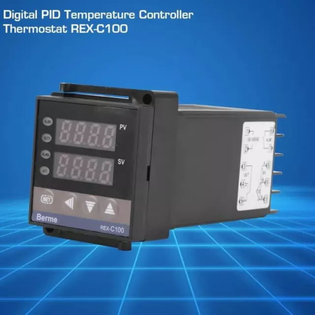 Contrôleur numérique régulateur température PID Thermostat digital REX-C100