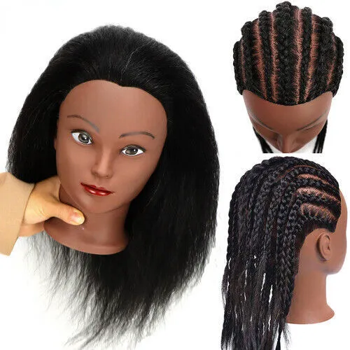 Synthetic Hair Mannequin Head Practice Hairstyle Practice Hairdressing  Training