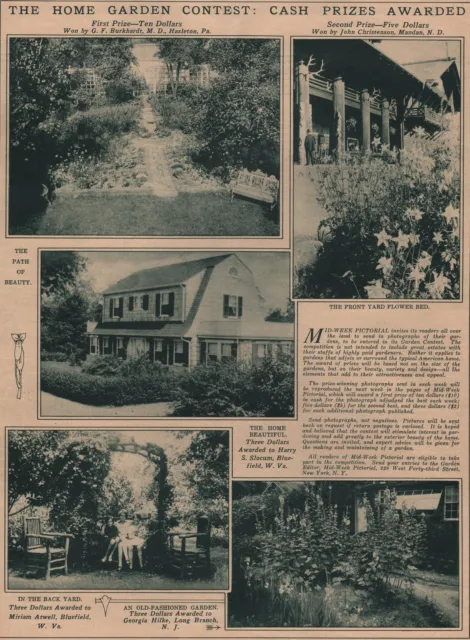Home Garden Photographic Contest 1928