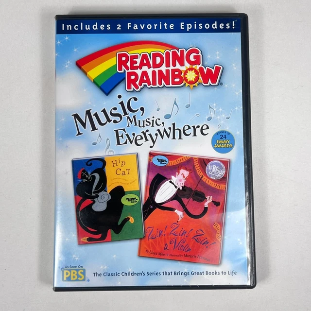 READING RAINBOW: MUSIC, Music, Everywhere PBS - NEW & SEALED