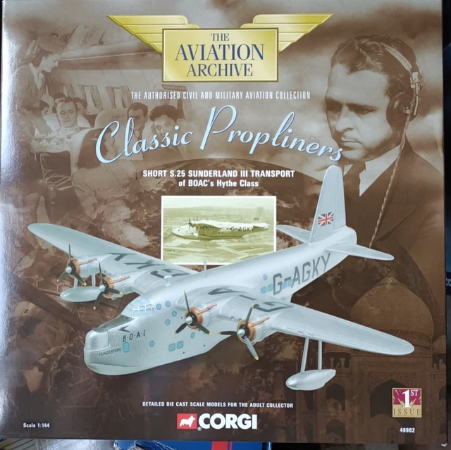 CORGI AVIATION ARCHIVE Short Sunderland 48802 £26.69 - PicClick UK