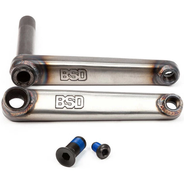 Set Manovella Per Bicicletta Singola Velocità – Acciaio Rinforzato, Lunghezza 170 Mm, Corona 46 Denti, Adatto Per Bici Vintage E Fixed Gear