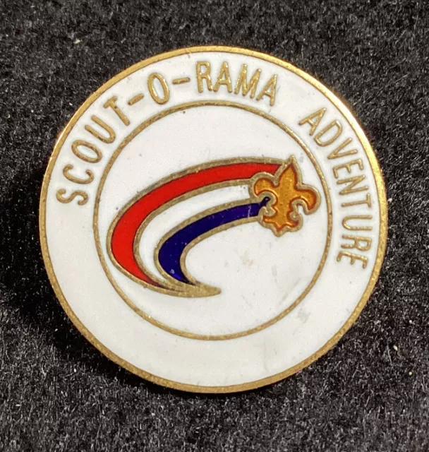 BSA BOY SCOUTS OF AMERICA Pin Vtg 1980s Scout-O-Rama Adventure