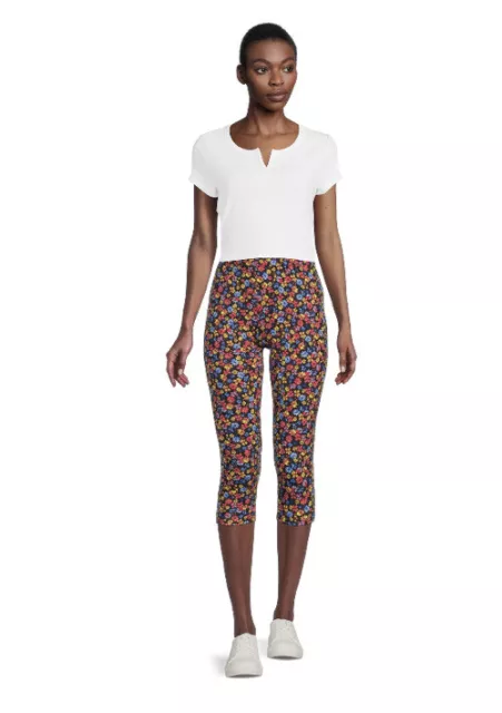 NO BOUNDARIES JUNIORS Capri Leggings Multi Color Size S ( 3-5 ) £8.50 -  PicClick UK