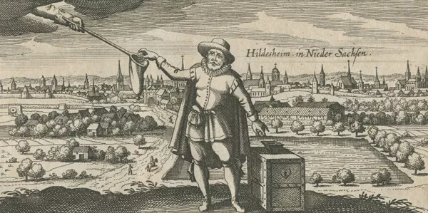 HILDESHEIM - Gesamtansicht - Daniel Meisner - Kupferstich um 1650