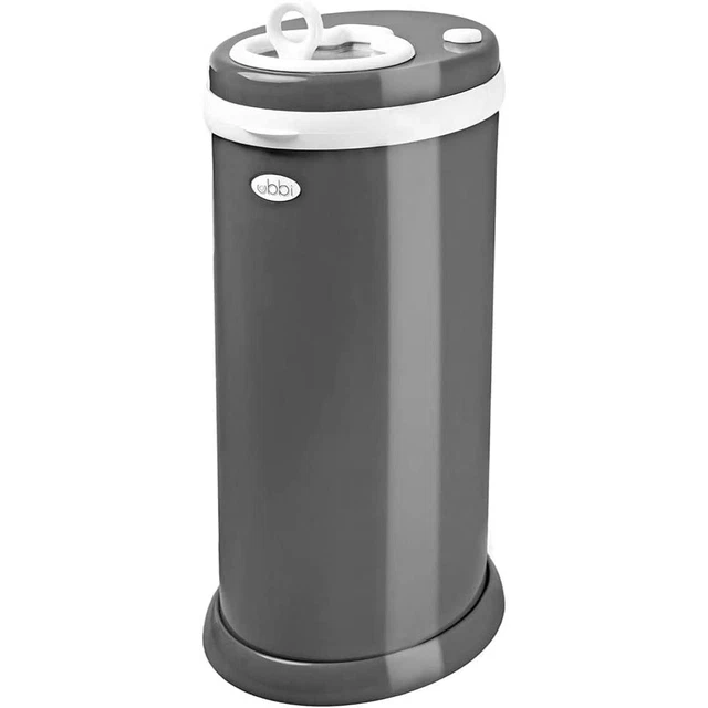 Ubbi Steel Diaper Pail Slate