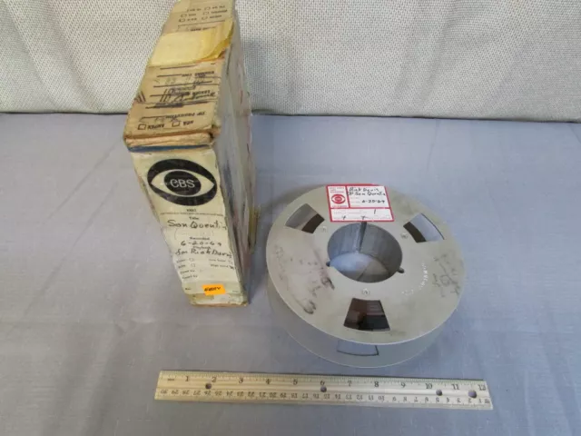 CBS Rick Davis 2-Inch Cassette Vidéo Reel San Quentin / Cirque Circa 1969