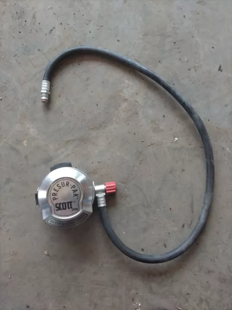MSA  SCBA Air Pak Regulator For  2.2, 3.0 & 4.5 Paks w/ Doff/Donning Switch