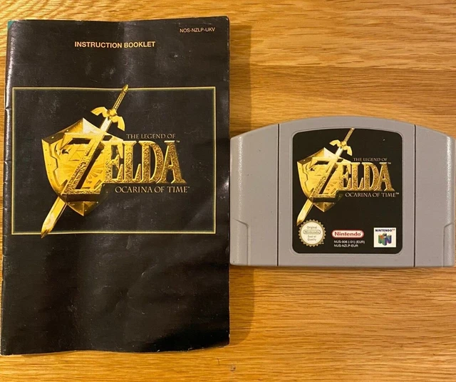 The Legend of Zelda Ocarina of Time (PAL) with Manual - Nintendo 64 - N64
