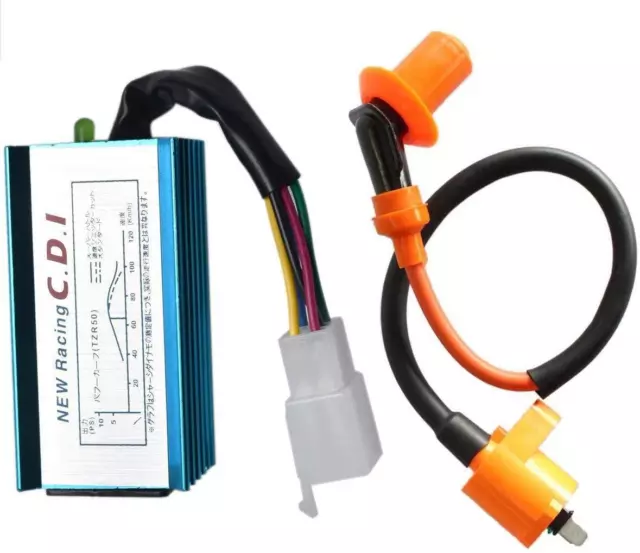 Racing High Performace GY6 Ignition Coil CDI for 49cc 50cc 150cc ATV Scooter SSR