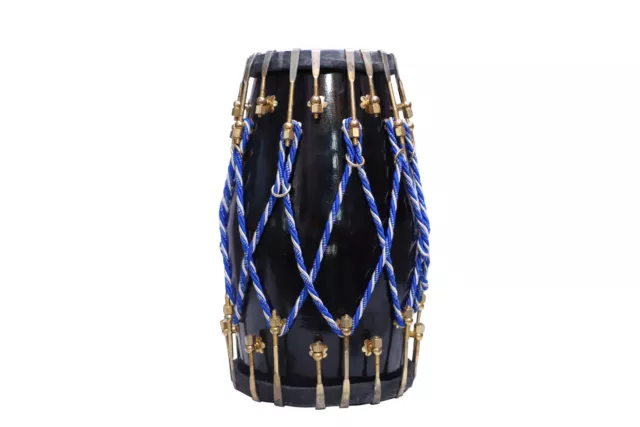 Dholak Musical Instrument Bolt Dholki Wooden With Nuts & bag hand drum dhol