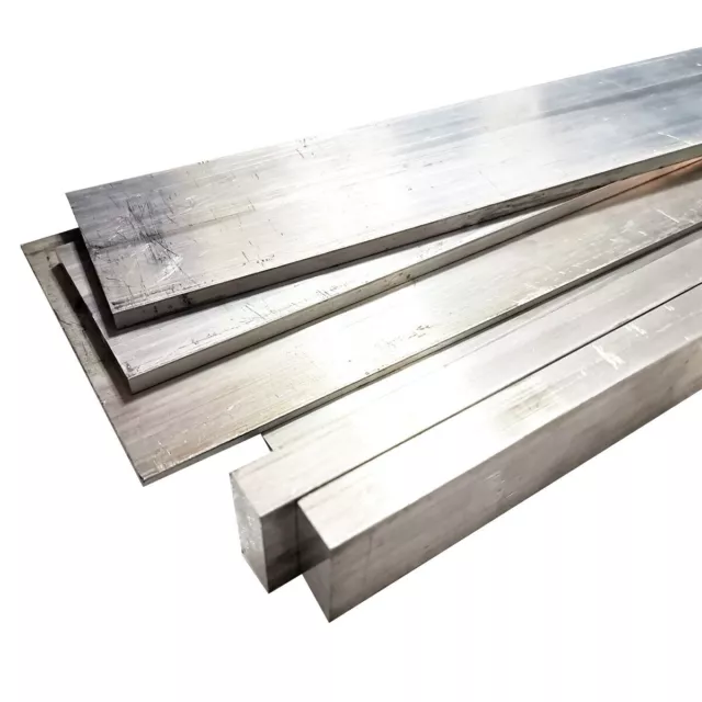 1X Length/100mm 6061 Aluminum Alloy Strip Flat Bar Plate CNC Metal Sheet Thick/8