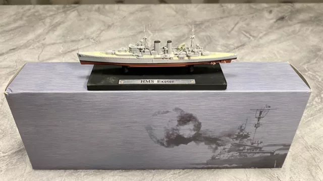 Atlas Editions 1/1250th Scale Model Warship - HMS Exeter