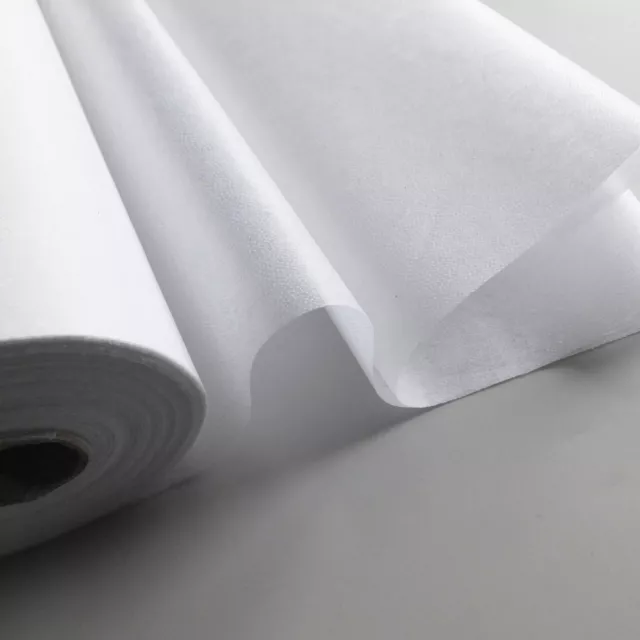Soft White Medium Interfacing - Fusible Iron On & non Woven Fabric Support
