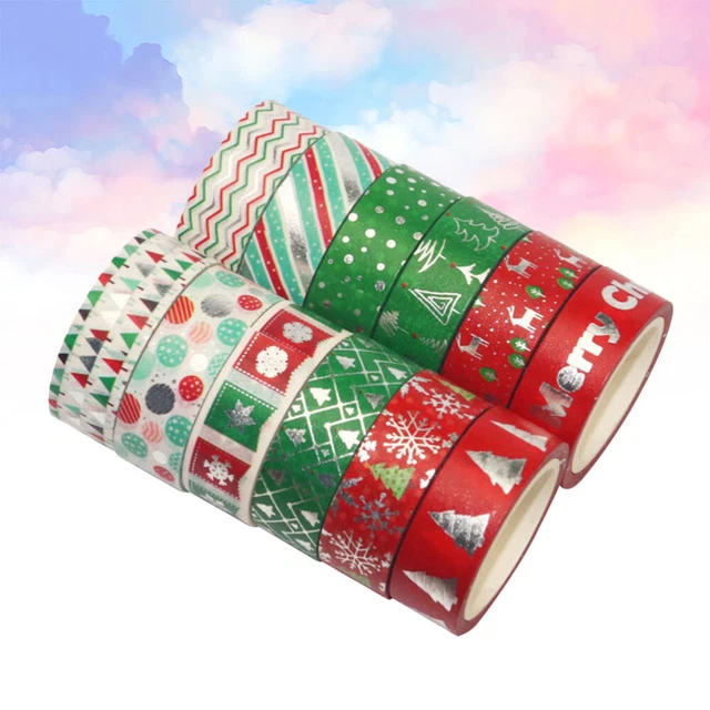 12 rollos cintas de papel dibujos animados Washi Tapes Diy Washi cinta de artesanía