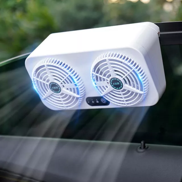Powerful USB Rechargeable Car Ventilation Fan for Window Air Circulation