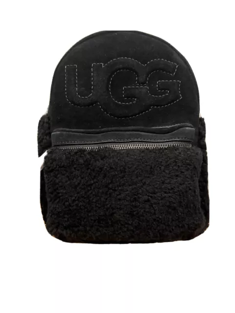 NWT UGG Dannie II Mini Backpack Sheepskin In Black. Cute little bag. Great Gift!