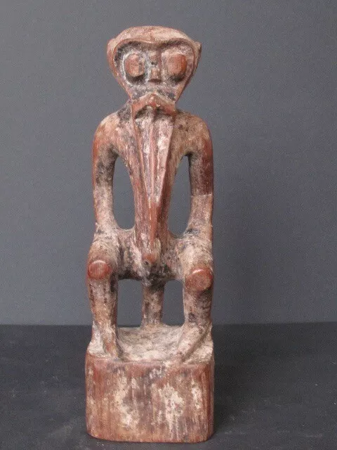 Lucido Statuetta IN Legno, Sumba Indonesia