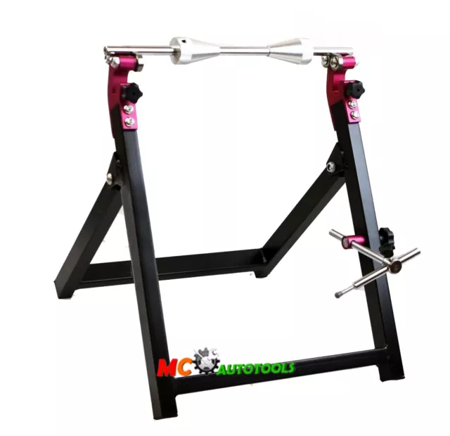 New Motorcycle Wheel Balancer And Truing Stand Mx Street Off Road