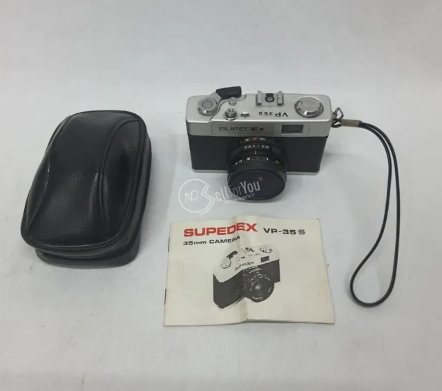 Macchina fotografica a rullino vintage Supedex VP-35S 35mm con custodia