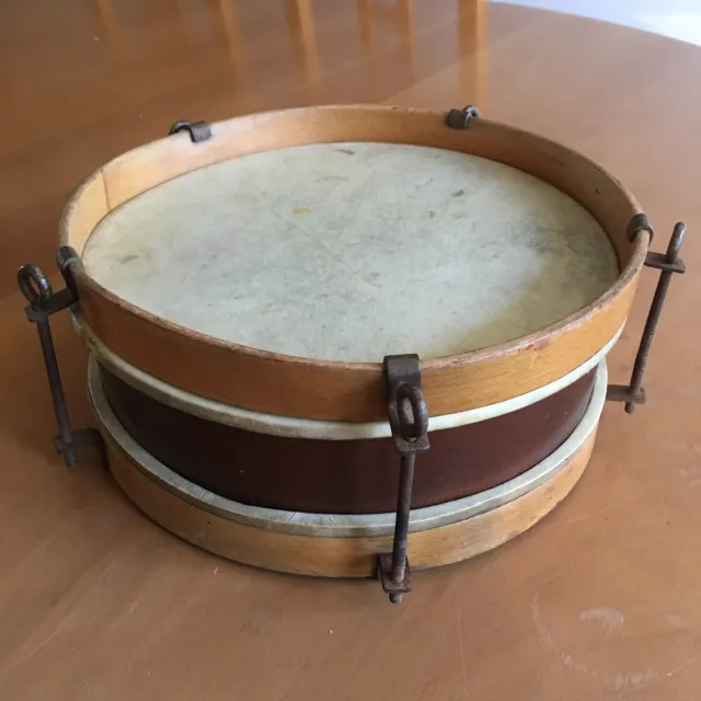 Vintage Holz Snare Trommel 9,25"" x 4"" bereit zur Überholung