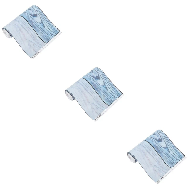 3 rollos de baldosas pegajosas pegatinas impermeables papel pintado gabinete