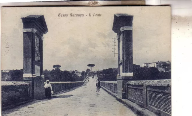 Cartolina  Sessa Aurunca  Fp  Viaggiata  1931 Ponte Animata Bella