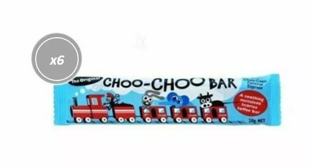 901834 6 x 20g PACKETS CHOO CHOO BAR THE ORIGINAL LICORICE TOFFEE BAR