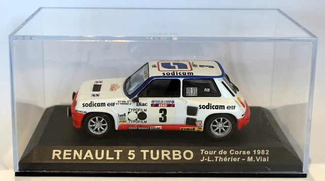 Altaya 1/43 – Renault 5 Turbo Tour De Corse 1982, Modèle AL31319B