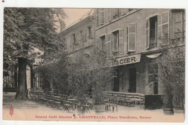 NANCY - Meurthe & Moselle - CPA 54 - le grand Café Glacier place Stanislas