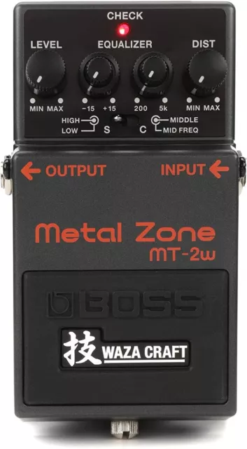 BOSS MT-2W Waza Artisanat Métal Zone Guitare Effets Pédale