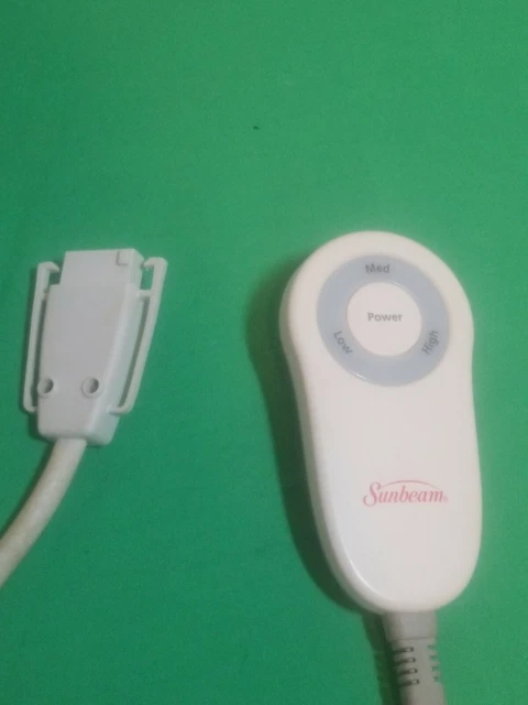 SUNBEAM STYLE M85P M85AP M85BP Electric Blanket Control 180W 3-Prong Cord  £11.70 - PicClick UK