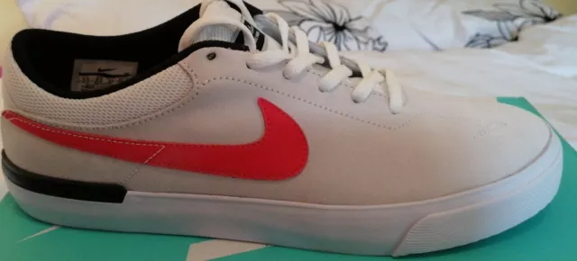 NIKE SB KOSTON Hypervulc Mens Trainers White UK 6 Bnib