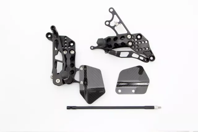 Gilles Tooling Moto Motorcycle AS31 Rearset Black For Suzuki GSF 1200 1996-2000