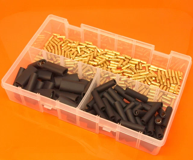 Connettori A Proiettile Connettori Proiettile In Ottone Lucas Style – 325 Pezzi, Singoli E Doppi, Da 4,7 Mm Connettori Per Cablaggi - Foto 6