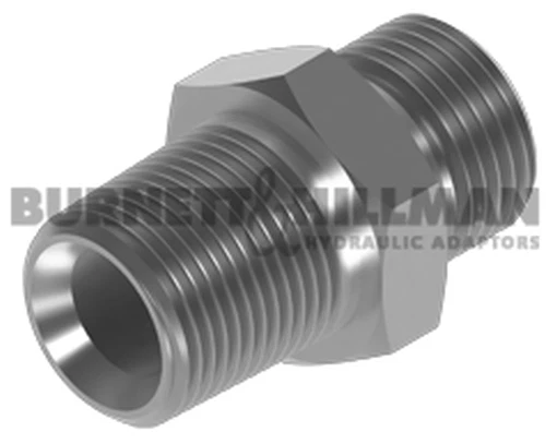 Burnett & Hillman Hydraulique Nptf 1.3cm Mâle X Bsp 0.6cm Adaptateur Mâle 00615