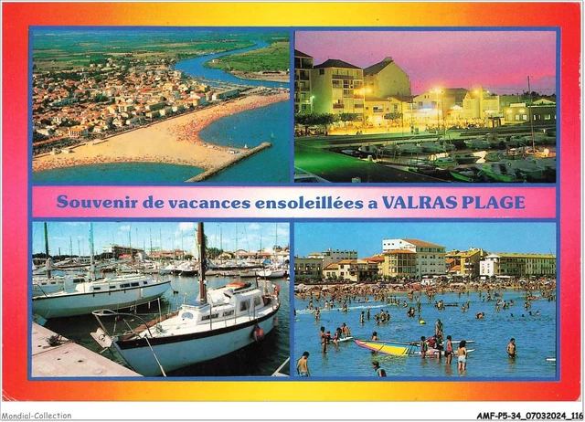 AMFP5 0310 34 SOUVENIR De Vacances Ensoleill es A VALRAS PLAGE EUR 3 amfp5-0310-34-souvenir-de-vacances-ensoleill-es-a-valras-plage-eur-3