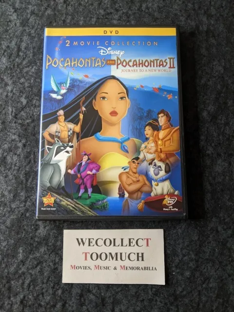 Pocahontas / Pocahontas Journey To A New World 1995 DVD 2012 Disney 2 Disc Set