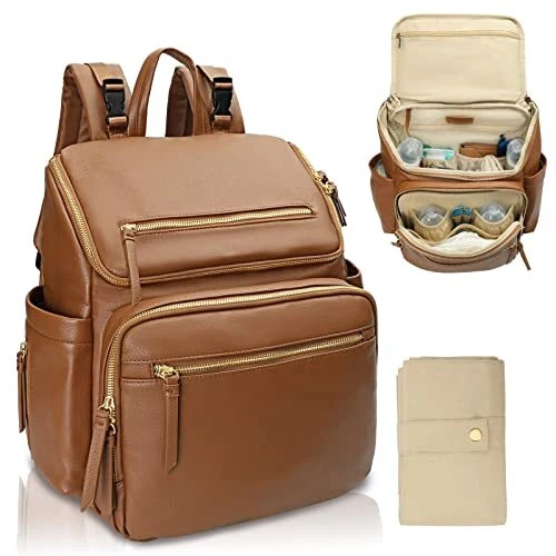 Borsa fasciatoio Mommy Bag - marrone